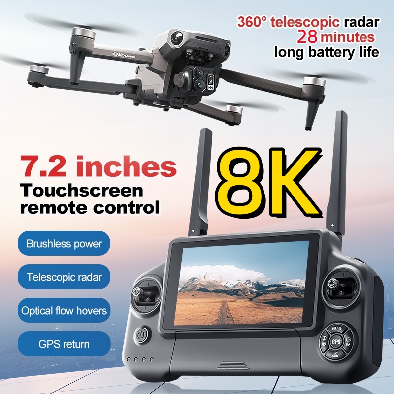 8K 3 Axis Gimbal Brushless 7.2 – обзор и цена Drone Camera Night Vision
