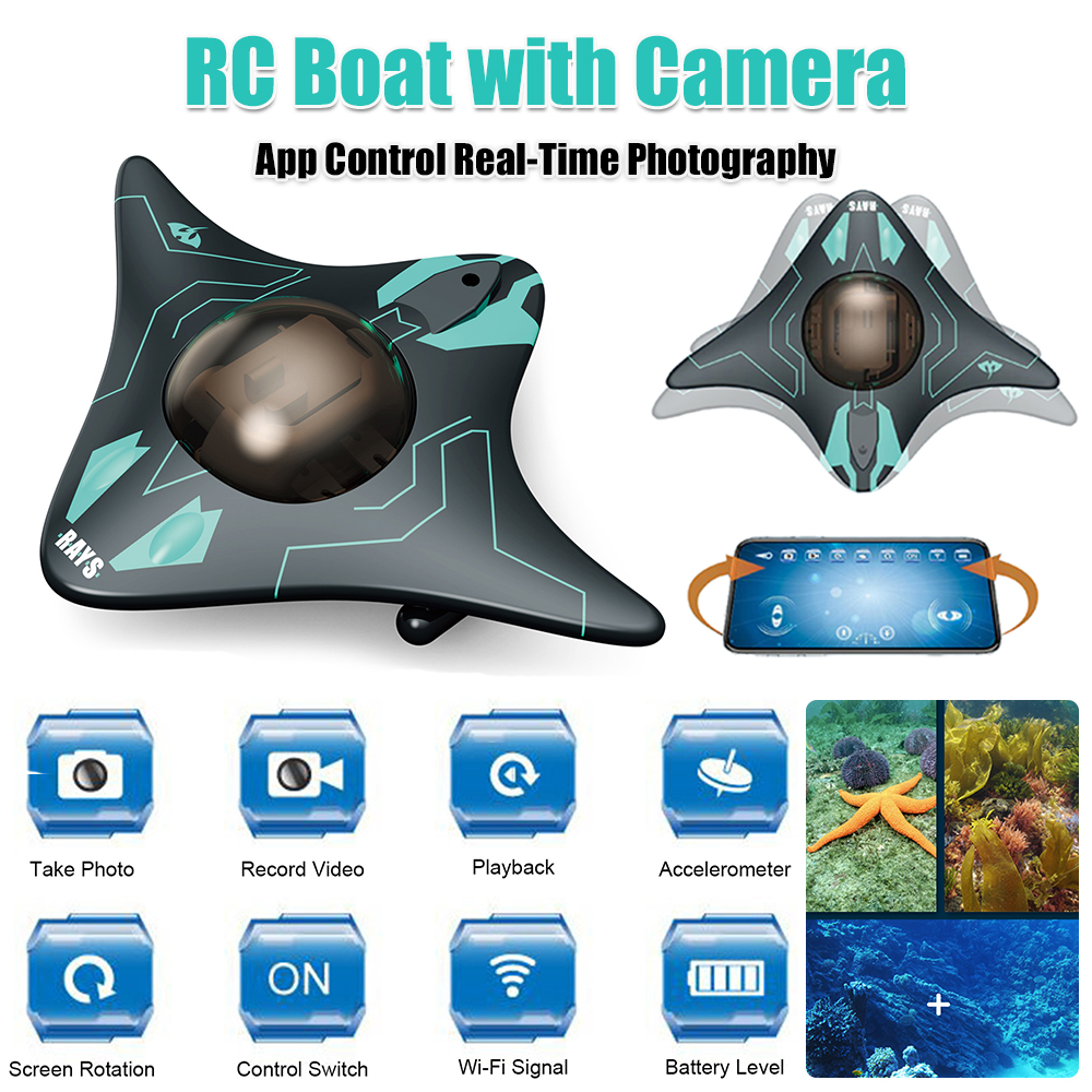 RC Boat with Camera App Contro – обзор и цена Drone Camera Waterproof
