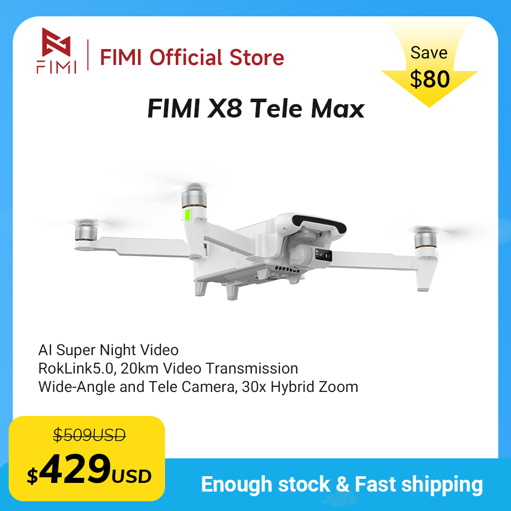 FIMI X8 Tele Max new drone Wid – обзор и цена Drone Camera Thermal