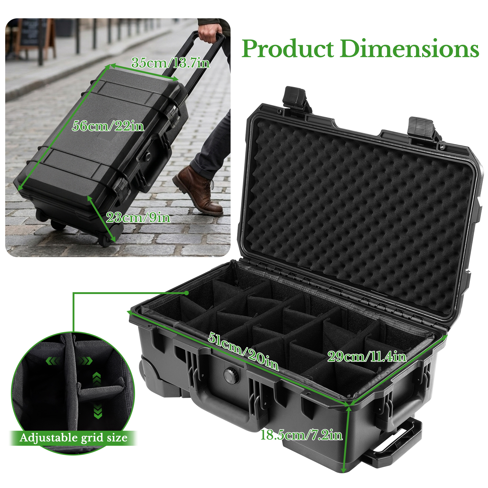Professional Large Hard Rollin – обзор и цена Drone Camera Waterproof