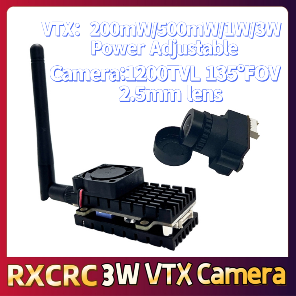 RXCRC 5.8G 3W Video VTX transm – обзор и цена Drone Camera Lens