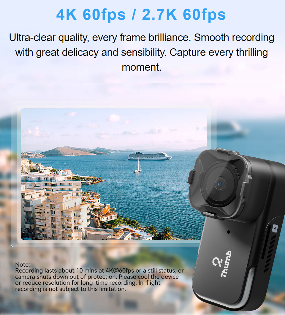 New Version RunCam Thumb 2 4K  – обзор и цена Drone Camera Hd