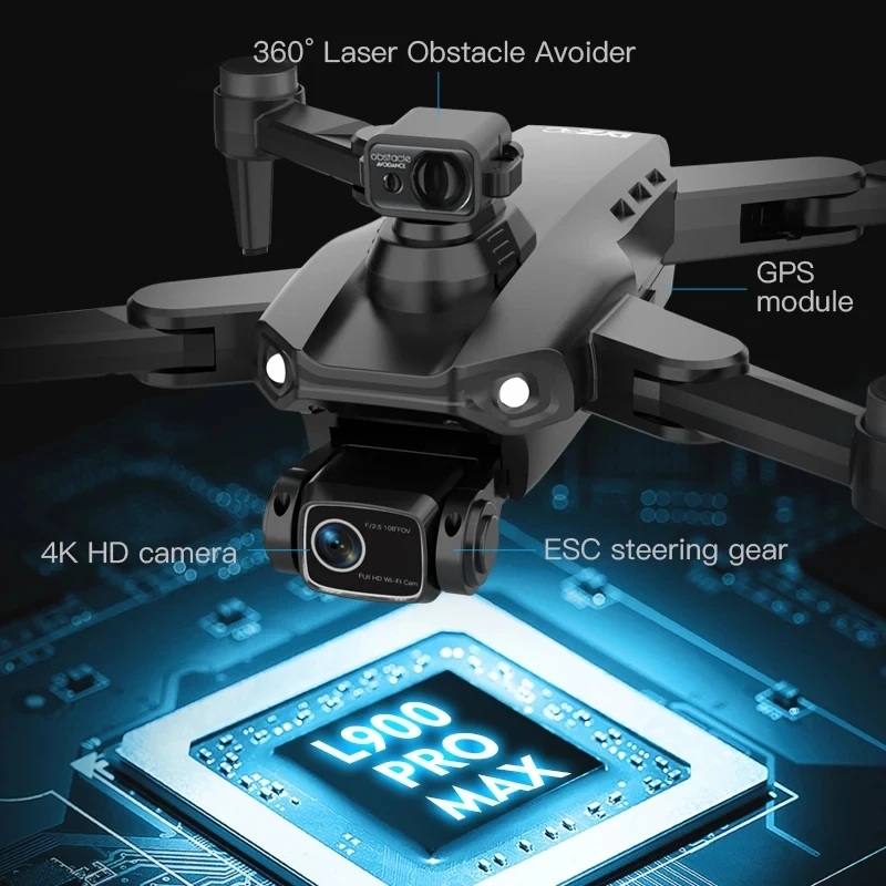 L900 Pro MAX GPS Drone 4K Prof – обзор и цена Drone Camera Night Vision
