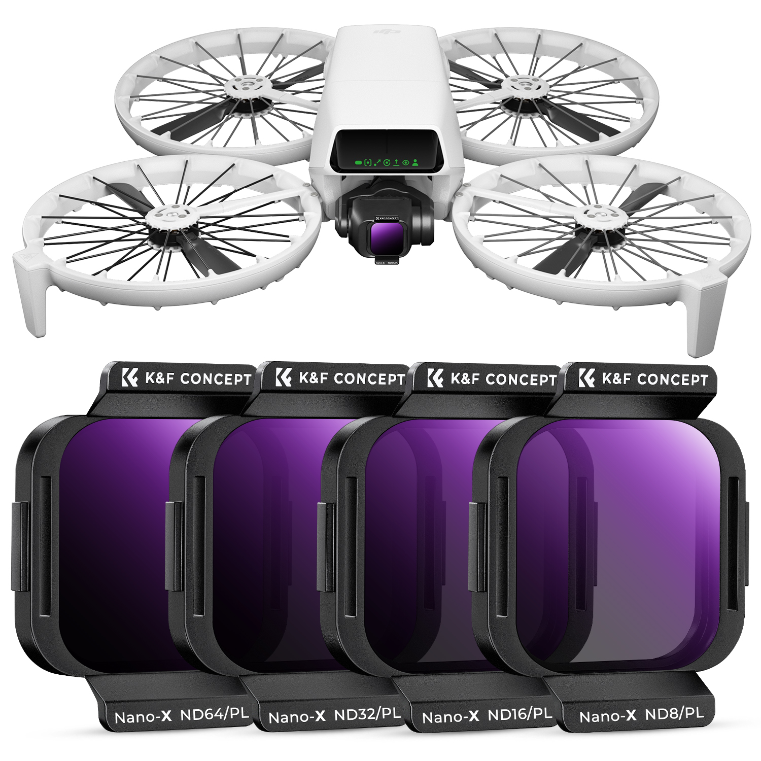 K&F Concept ND/PL Filter Set f – обзор и цена Drone Camera Filter