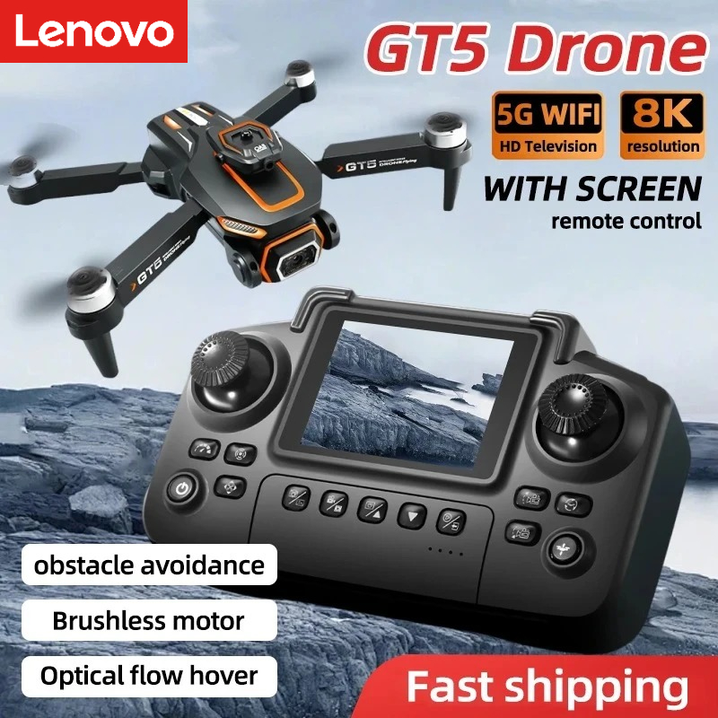 Lenovo GT5 Mini Drone 4K HD du – обзор и цена Drone Camera Wide Angle