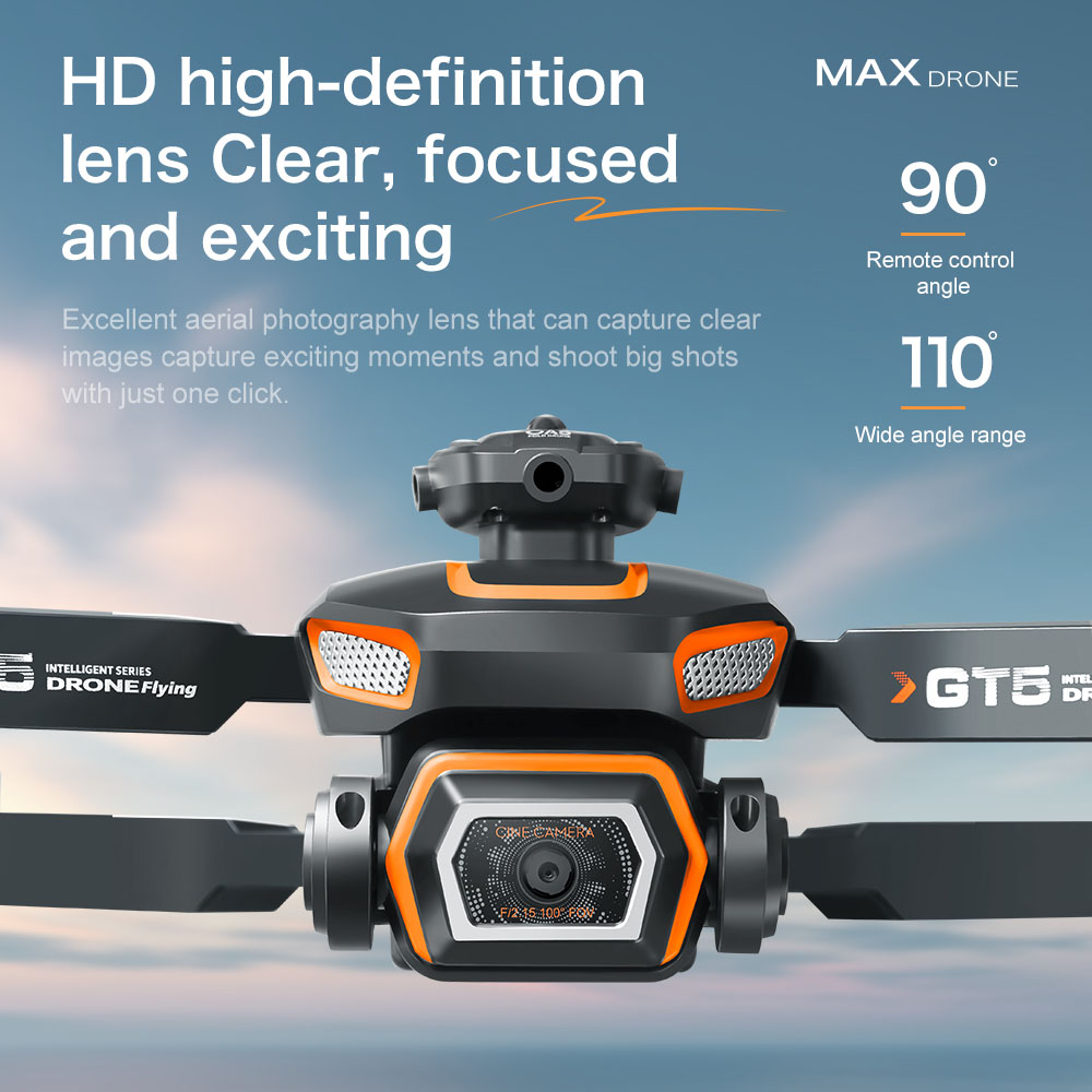 Lenovo GT5 Mini Drone 4K HD du – обзор и цена Drone Camera Wide Angle