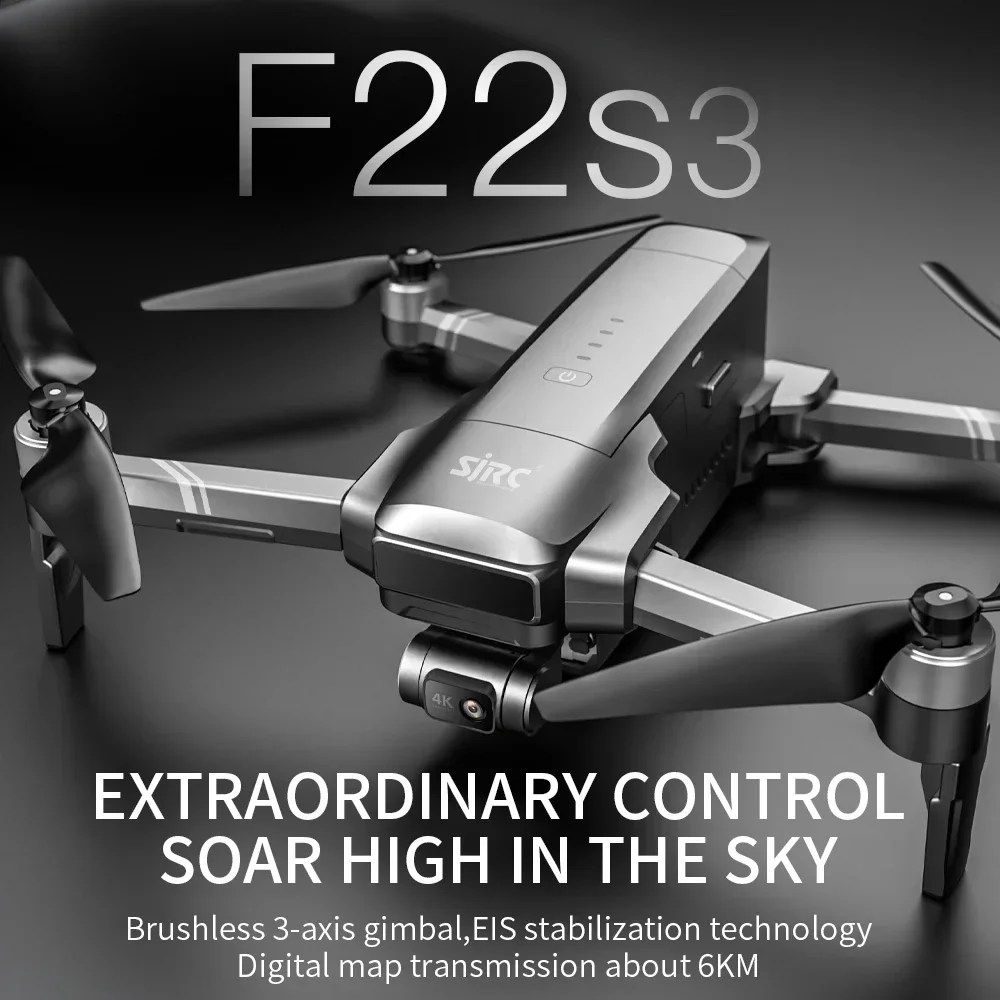 SJRC F22 S3 pro Foldable RC Qu – обзор и цена Drone Camera Action