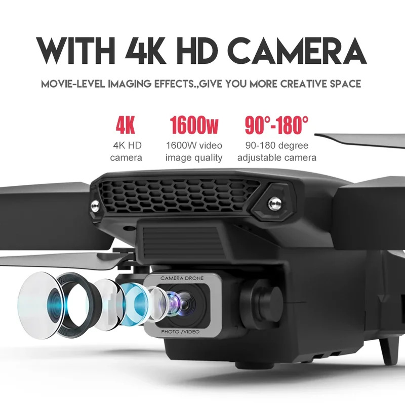 E88 ProIntelligent Folding Dro – обзор и цена Drone Camera Hd