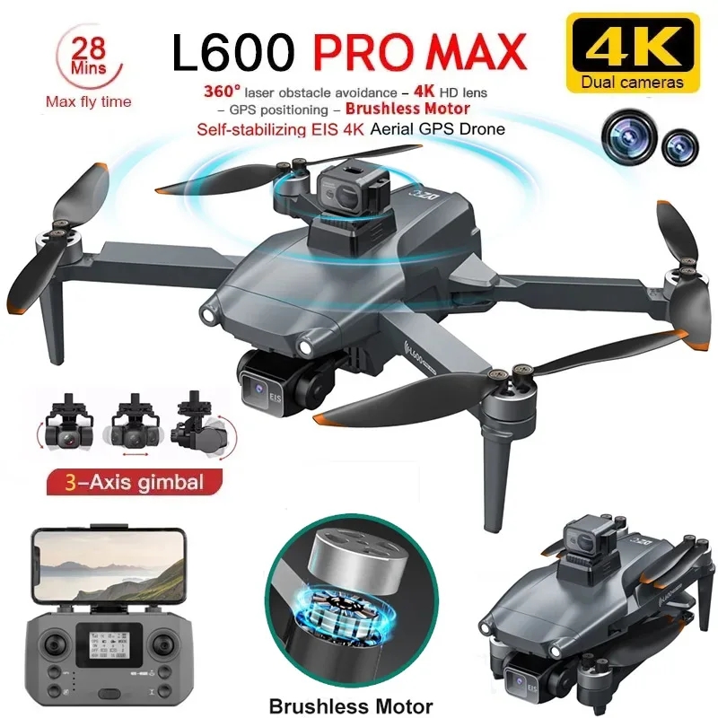 L600 PRO MAX GPS Drone Profess – обзор и цена Drone Camera With Gimbal