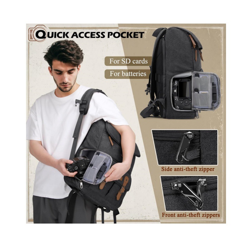 DSLR dual-shoulder camera bag, – обзор и цена Drone Camera Waterproof