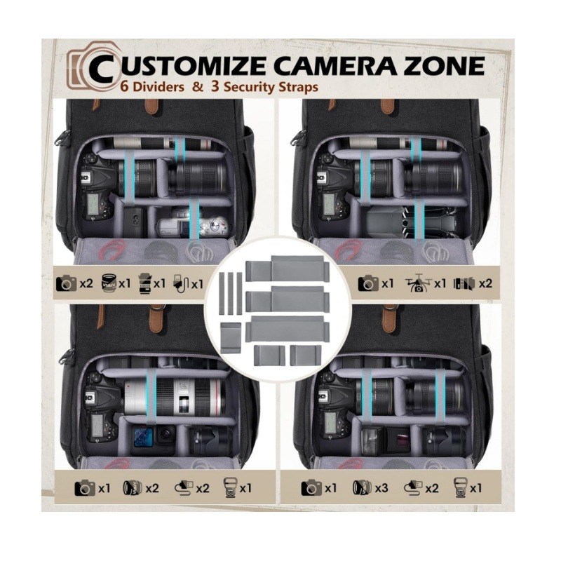 DSLR dual-shoulder camera bag, – обзор и цена Drone Camera Waterproof