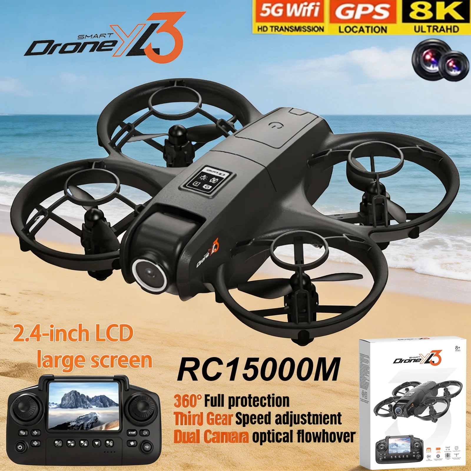 New YL3 RC Drone 8K 1080P Wide – обзор и цена Drone Camera Wide Angle