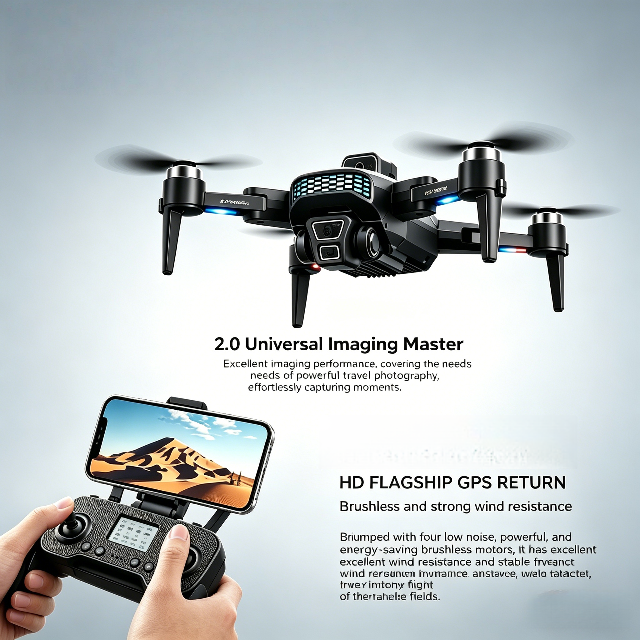 Lenovo XT505 8K GPS Profession – обзор и цена Drone Camera Wide Angle