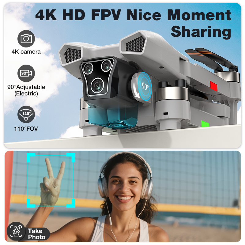 NEW Hot L017 Pro Drone Brushle – обзор и цена Drone Camera Hd