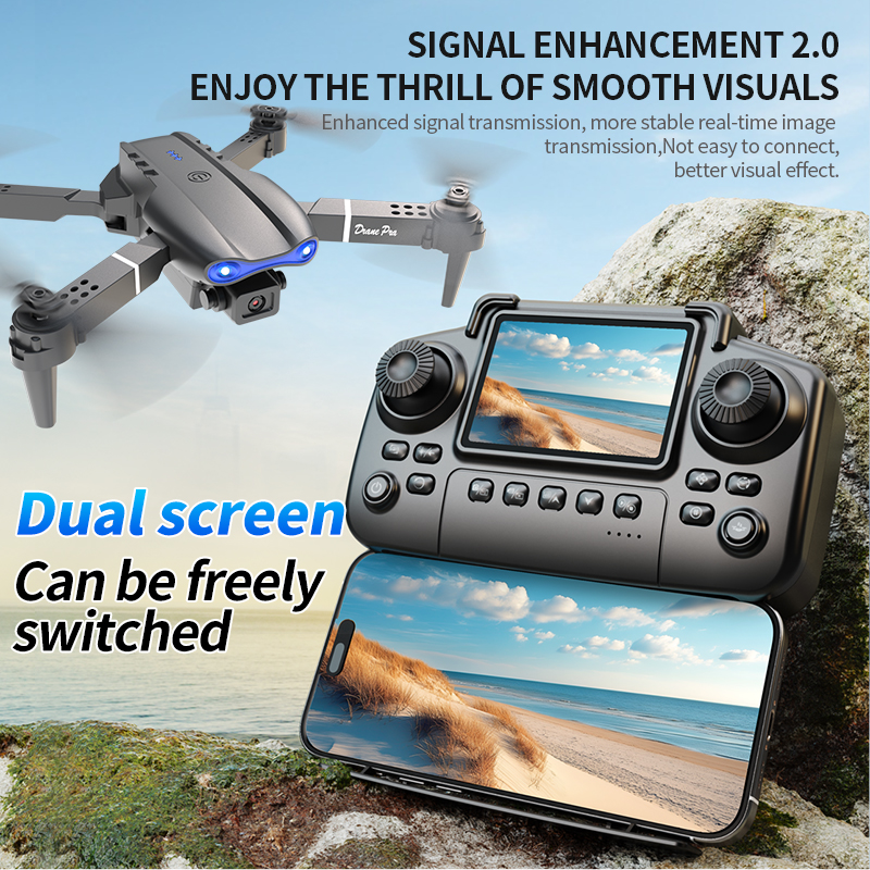 E99 PRO Drone Screen Control A – обзор и цена Drone Camera Hd